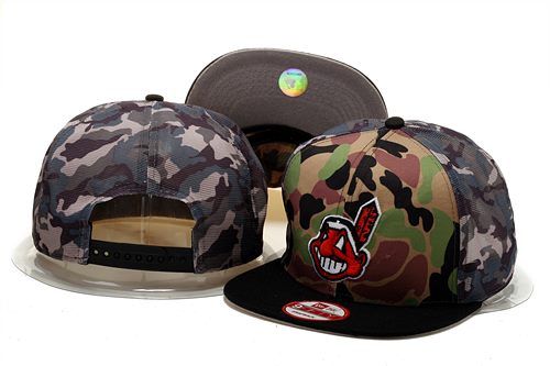 MLB Cleveland Indians NE Snapback Hat #21
